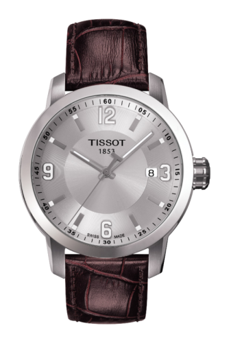 Tissot PRC 200 Quartz Silver Leather